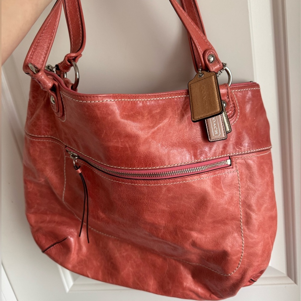 Coach leather bag
